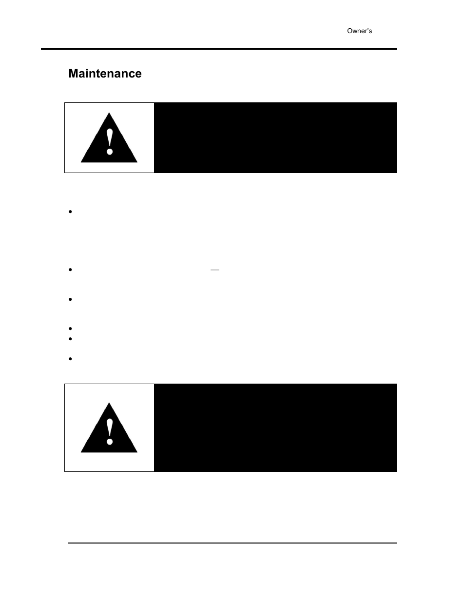 Maintenance, Checklist, Danger | Despatch LCC/LCD2-14-4 Oven Series with Protocol 3 User Manual | Page 46 / 59