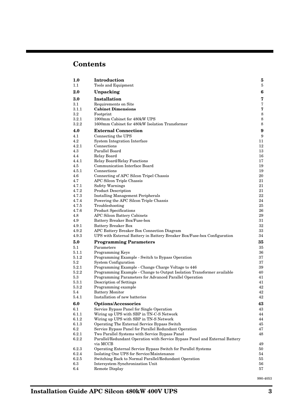 APC SILCON 990-4053 User Manual | Page 3 / 76