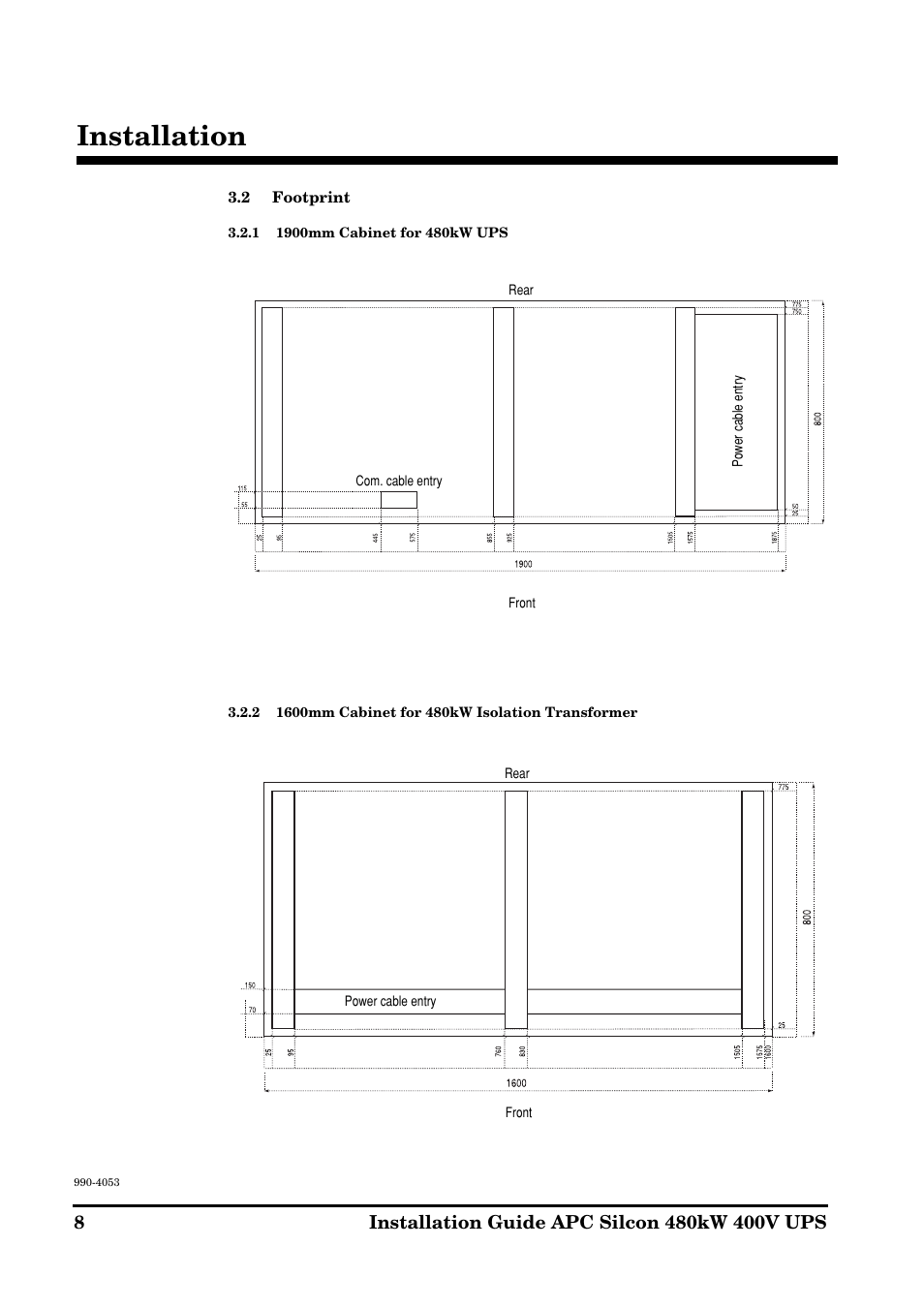 Installation | APC SILCON 990-4053 User Manual | Page 8 / 76