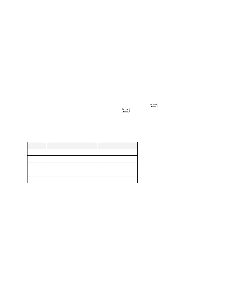 Set-up parameters | Despatch LEB Series User Manual | Page 27 / 60