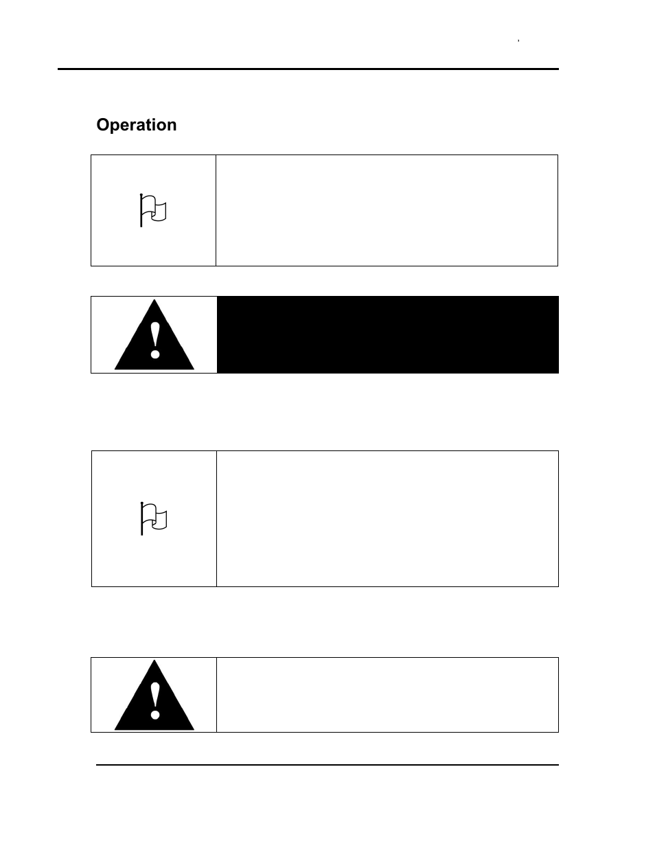 Operation, Load oven, Danger | Caution | Despatch RAD Series User Manual | Page 24 / 58