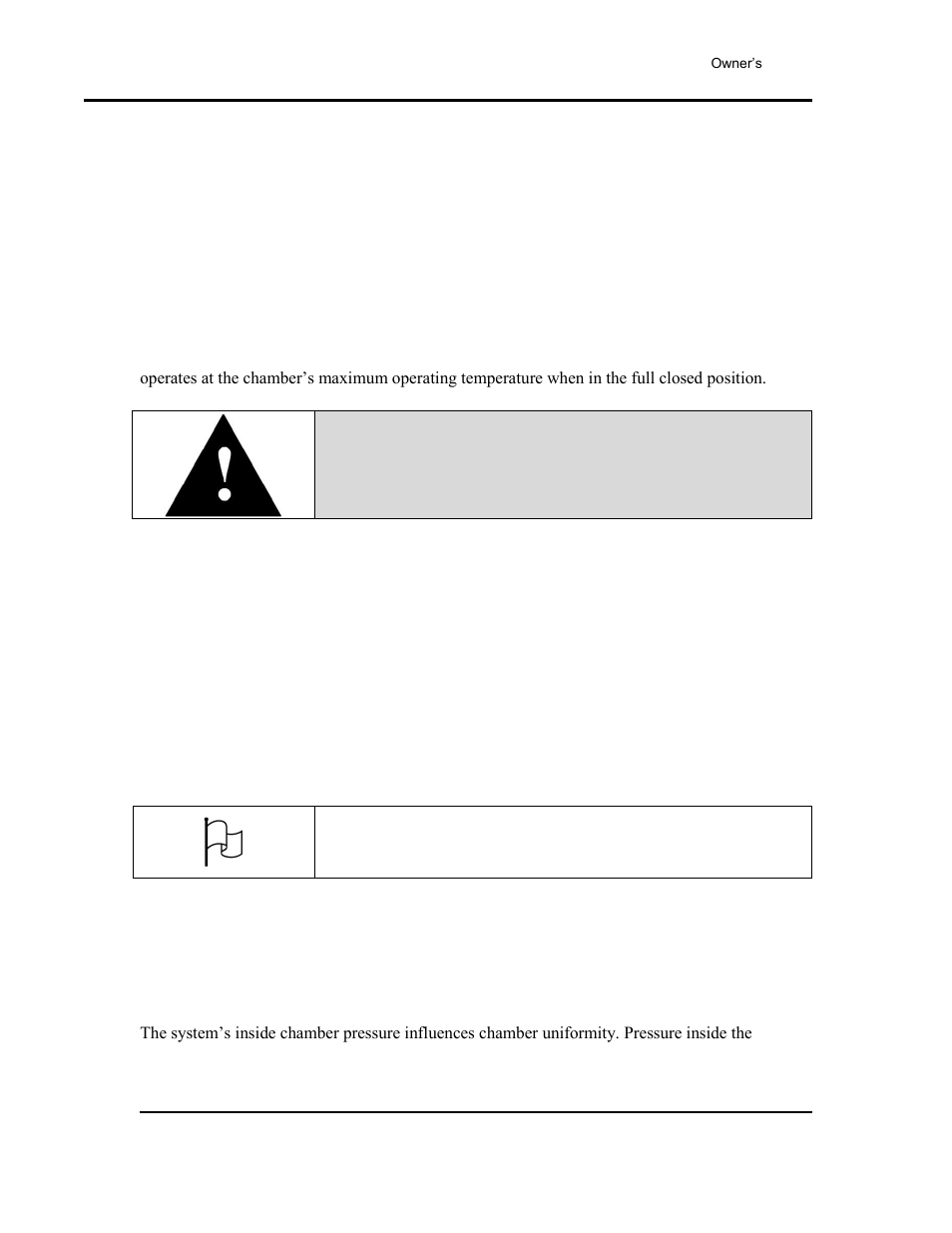 Damper full closed position, Damper in full open position, Other damper settings | Warning | Despatch RAD1-42 -2E with Protocol 3 User Manual | Page 14 / 38