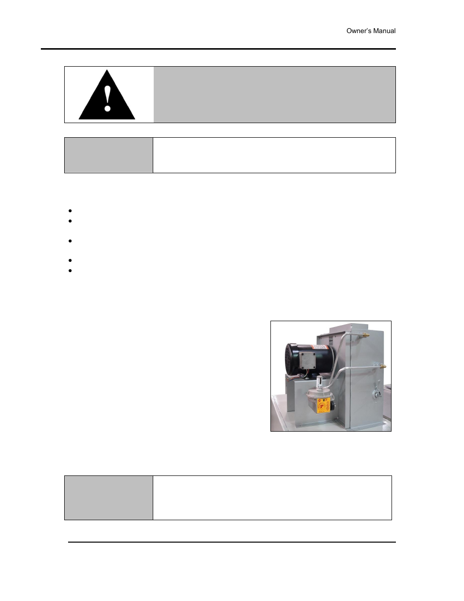 Placement requirements, Exhaust connections, Warning | Despatch RFD Series User Manual | Page 24 / 63