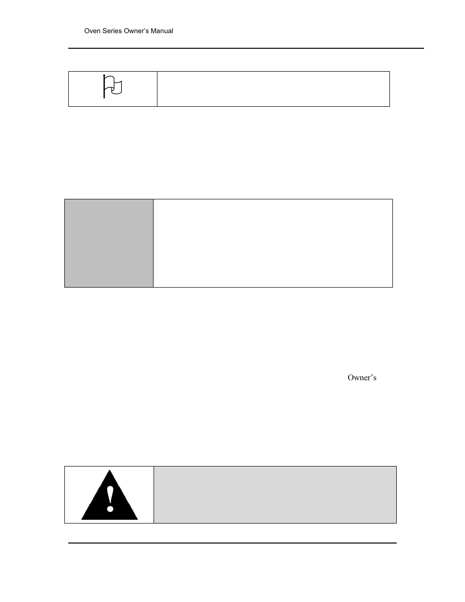 Start and operate the oven, Shutdown, Warning | Despatch RFD Series User Manual | Page 29 / 63