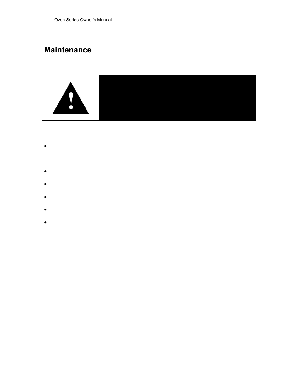 Maintenance, Checklist, Danger | Despatch RFD Series User Manual | Page 31 / 63