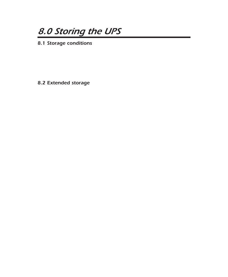 0 storing the ups | APC 600 User Manual | Page 37 / 44