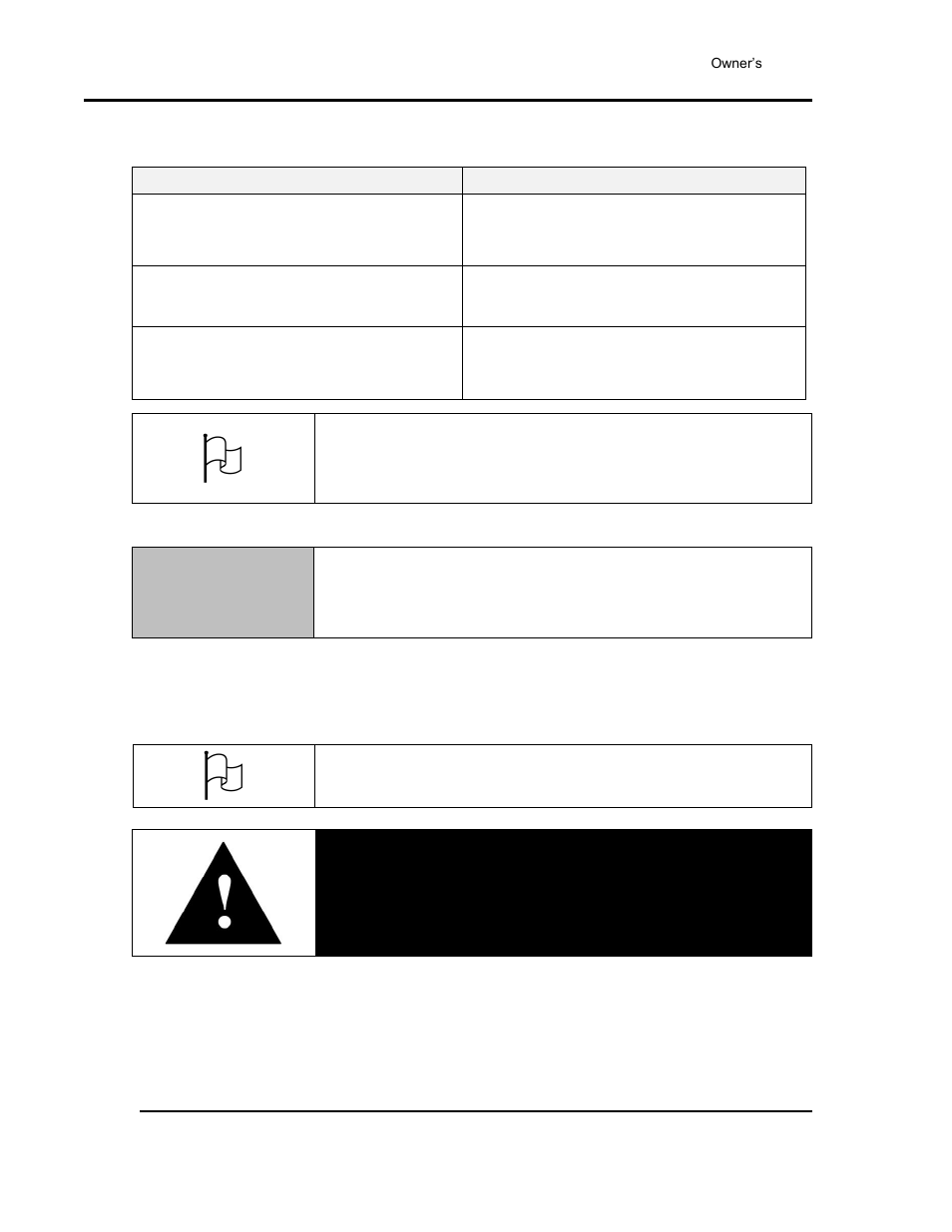 Wiring & power connections, Table 1. exhaust connection requirements, Danger | Despatch RFD1-42 -2E with Protocol 3 User Manual | Page 20 / 39