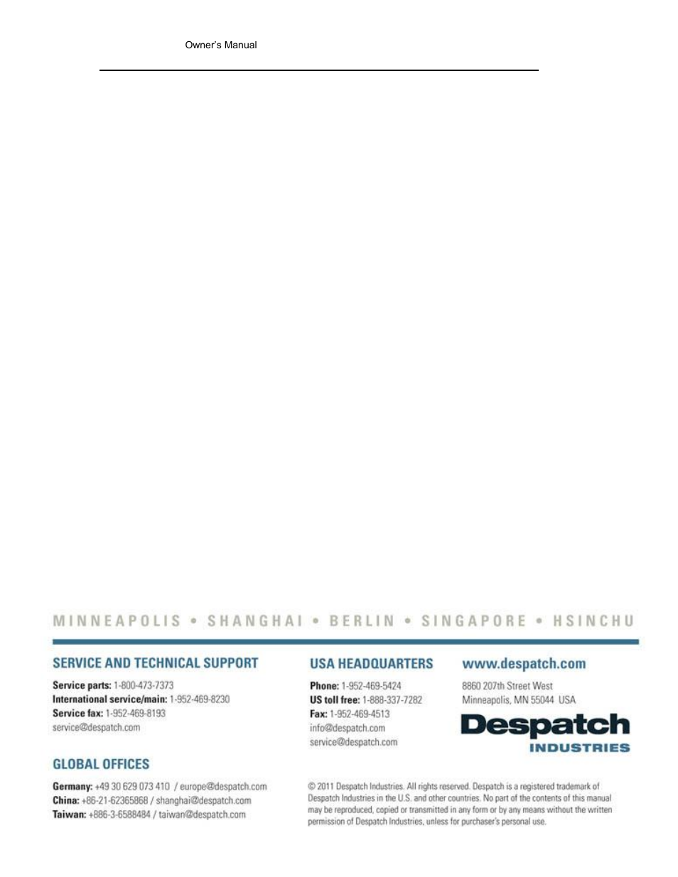 3rddraft | Despatch RFD1-42 -2E with Protocol 3 User Manual | Page 39 / 39