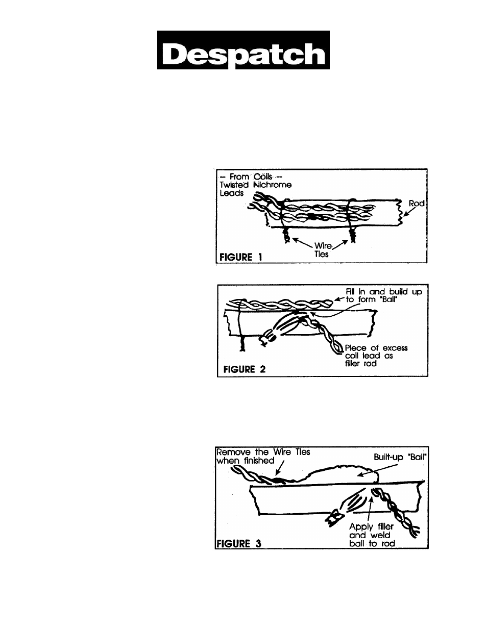 Despatch Heater Welding User Manual | 2 pages