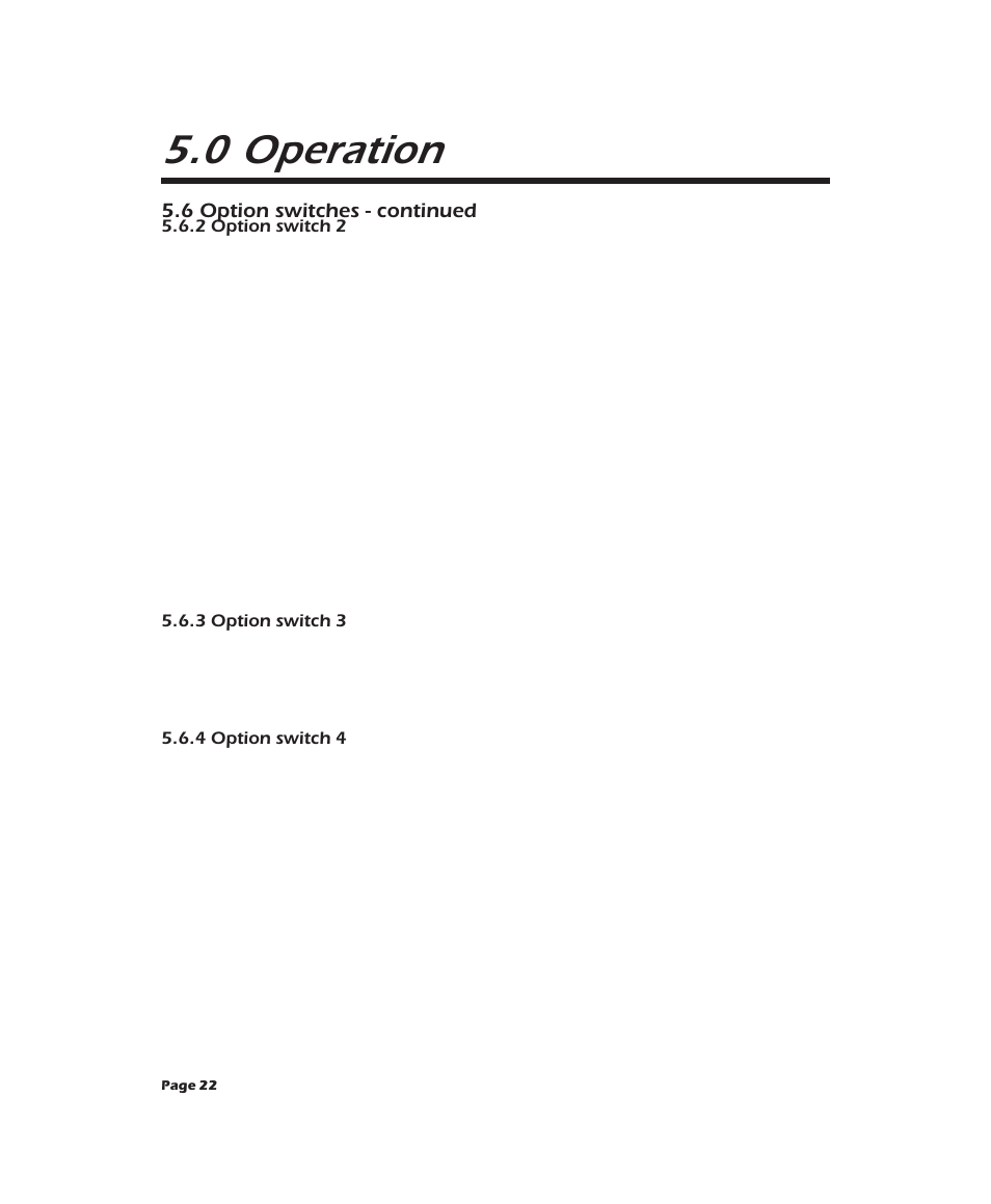 0 operation | APC 2000XL User Manual | Page 24 / 44