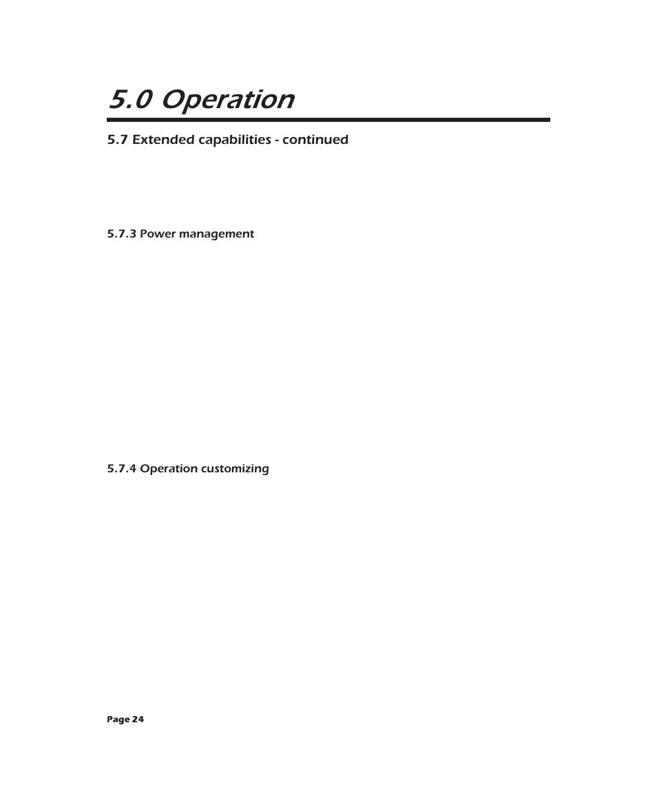 0 operation | APC 2000XL User Manual | Page 26 / 44