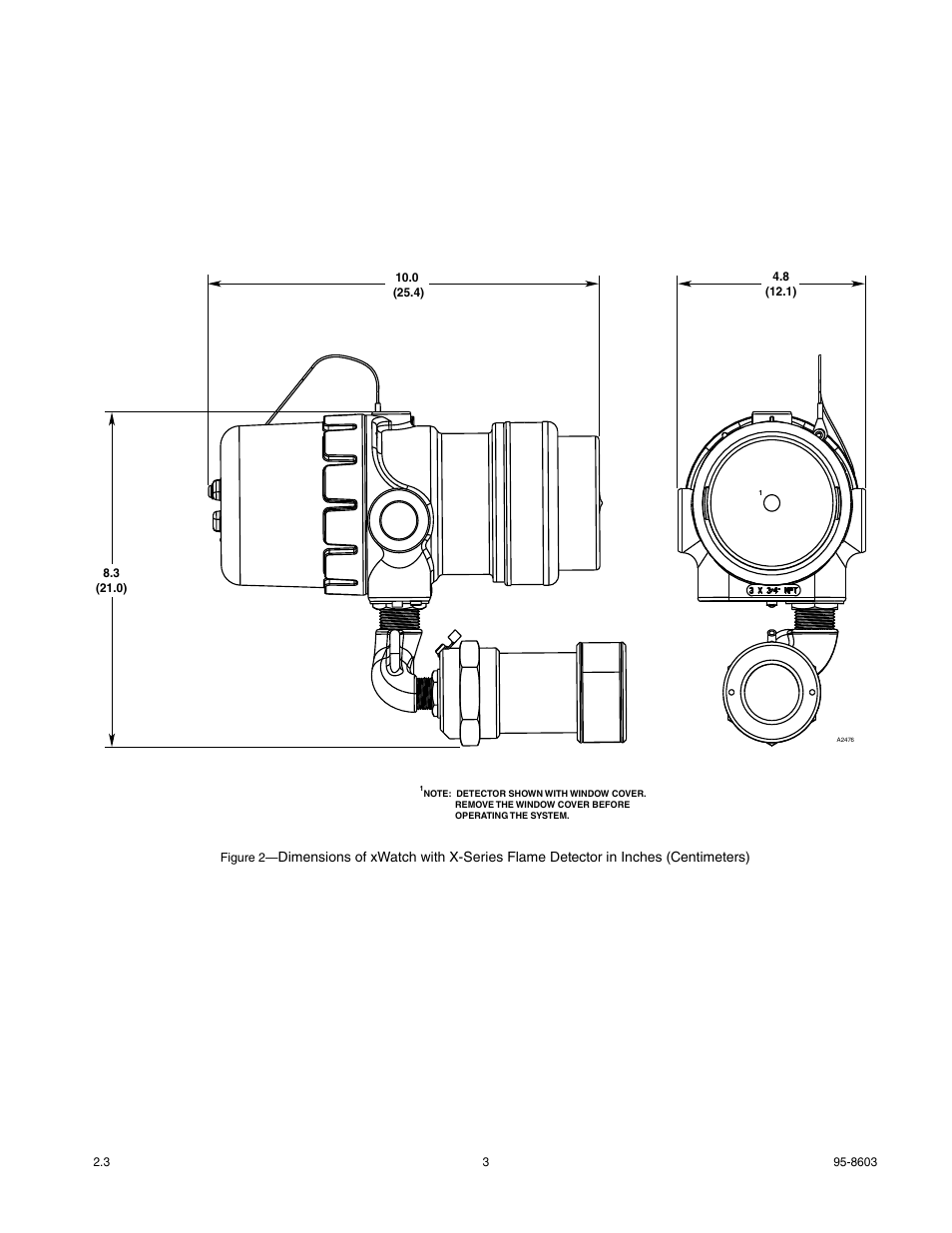 Det-Tronics xWatch Explosion-Proof Camera with X-Series Flame Detectors User Manual | Page 3 / 7