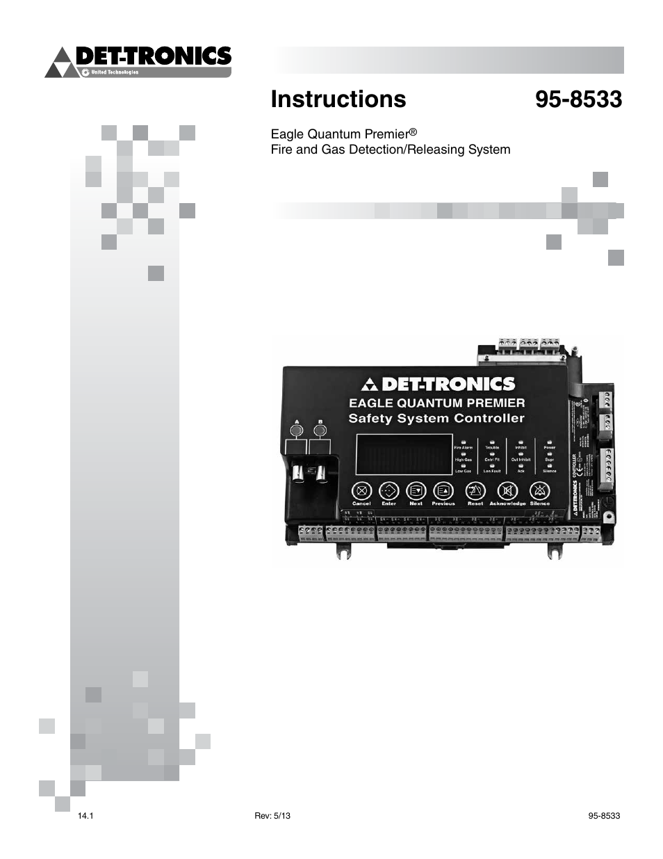 Det-Tronics EQP Fire and Gas Detection/Releasing System User Manual | 157 pages