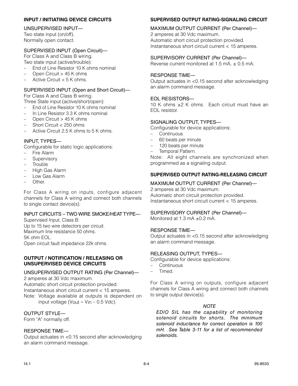 Det-Tronics EQP Fire and Gas Detection/Releasing System User Manual | Page 115 / 157