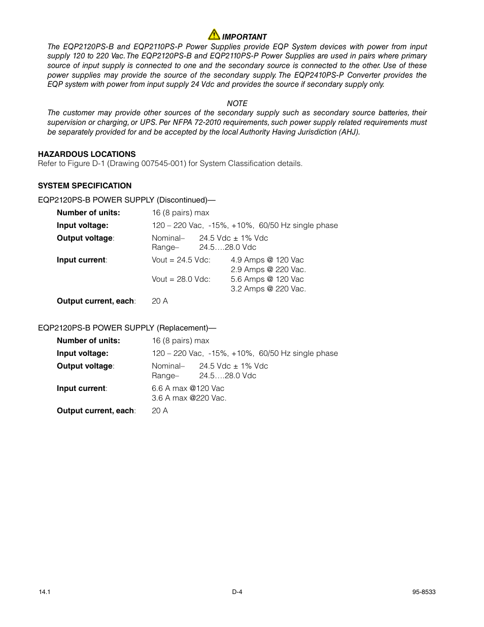 Det-Tronics EQP Fire and Gas Detection/Releasing System User Manual | Page 142 / 157