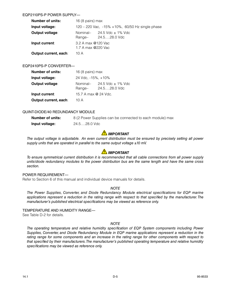 Det-Tronics EQP Fire and Gas Detection/Releasing System User Manual | Page 143 / 157