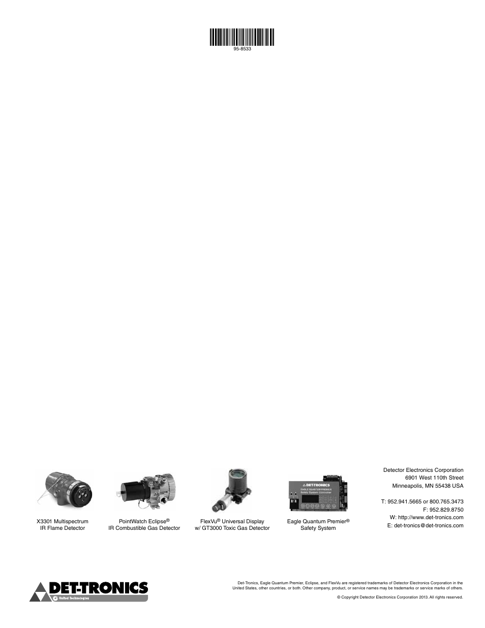 Det-Tronics EQP Fire and Gas Detection/Releasing System User Manual | Page 157 / 157