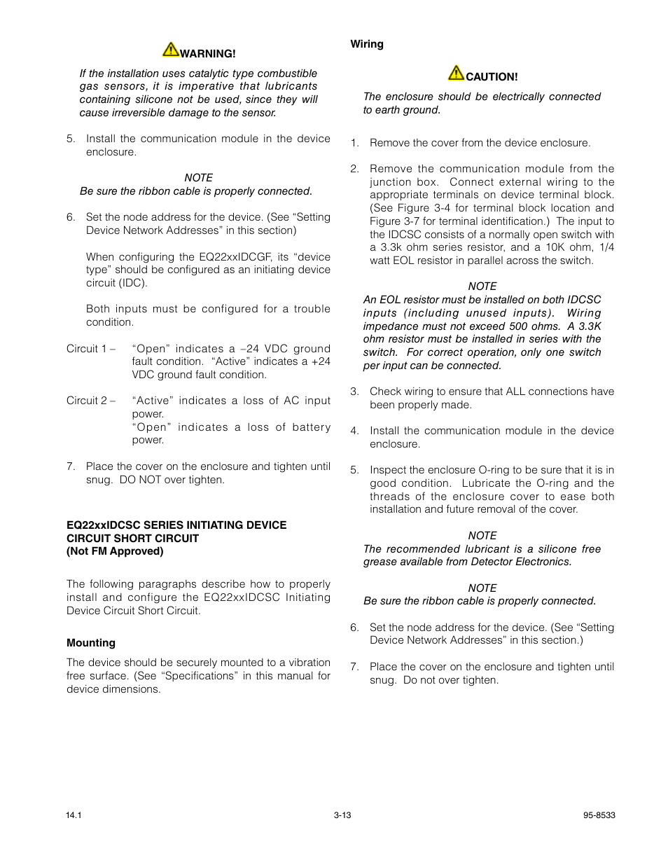 Det-Tronics EQP Fire and Gas Detection/Releasing System User Manual | Page 32 / 157