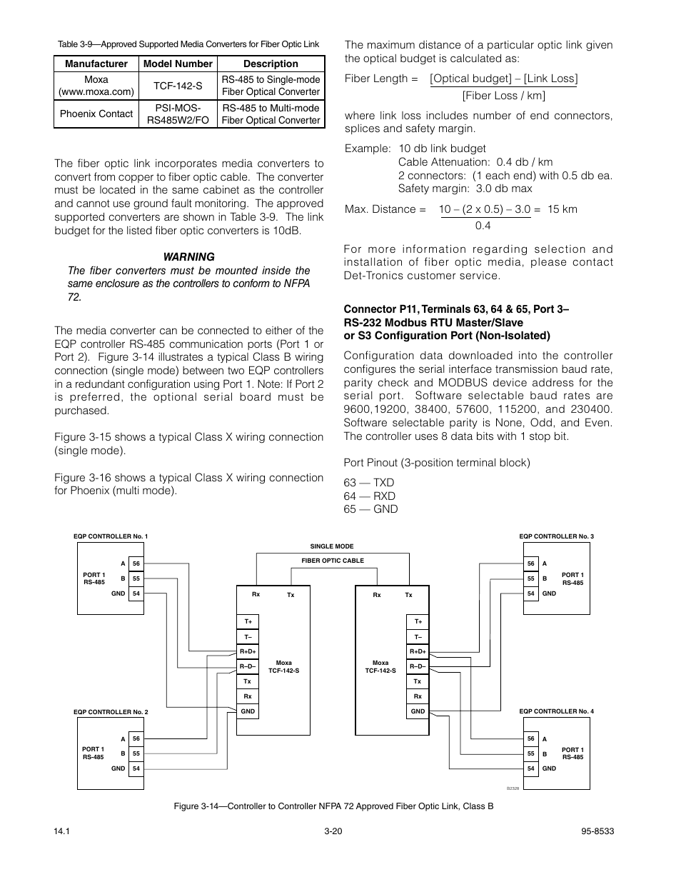 Det-Tronics EQP Fire and Gas Detection/Releasing System User Manual | Page 39 / 157