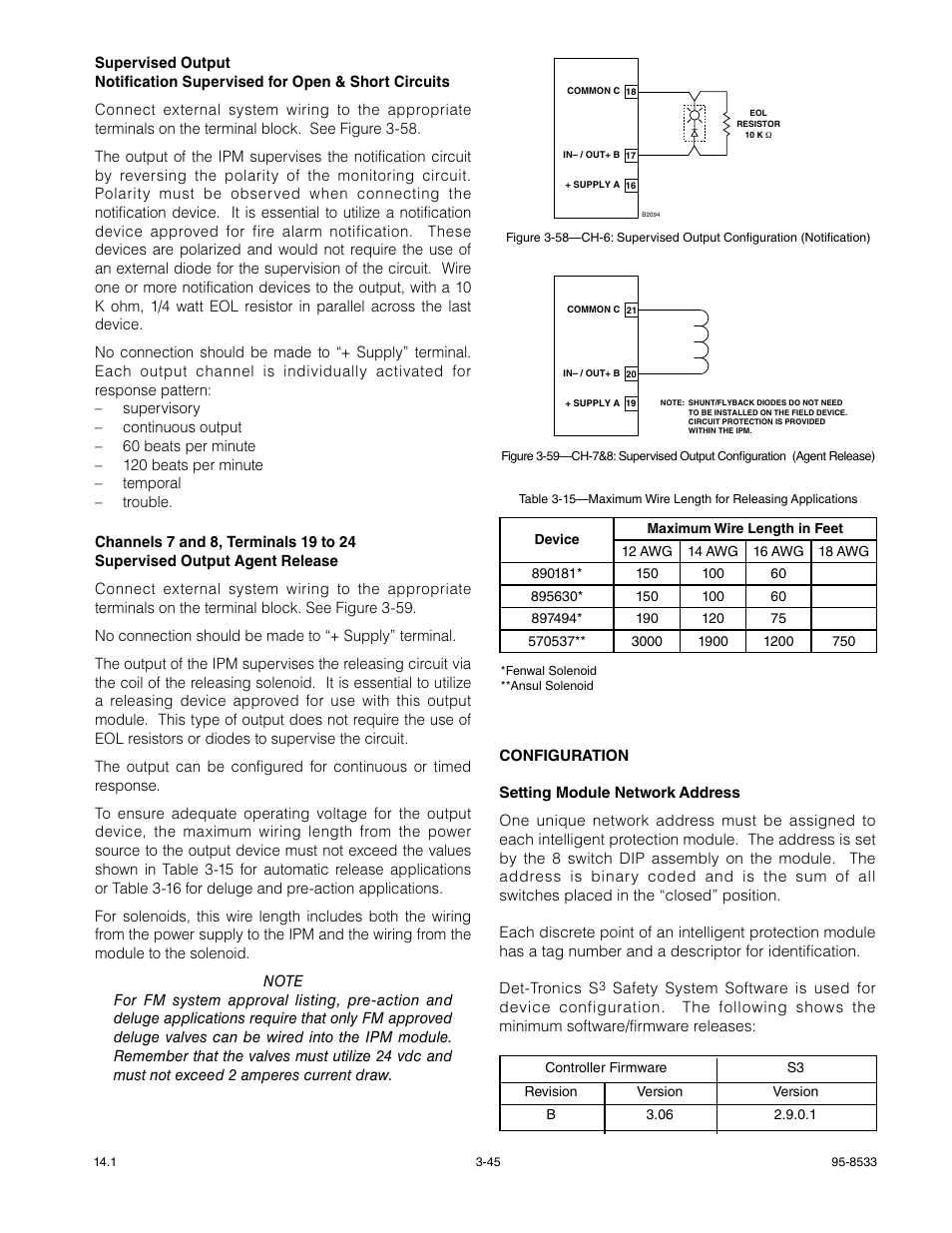 Configuration | Det-Tronics EQP Fire and Gas Detection/Releasing System User Manual | Page 64 / 157