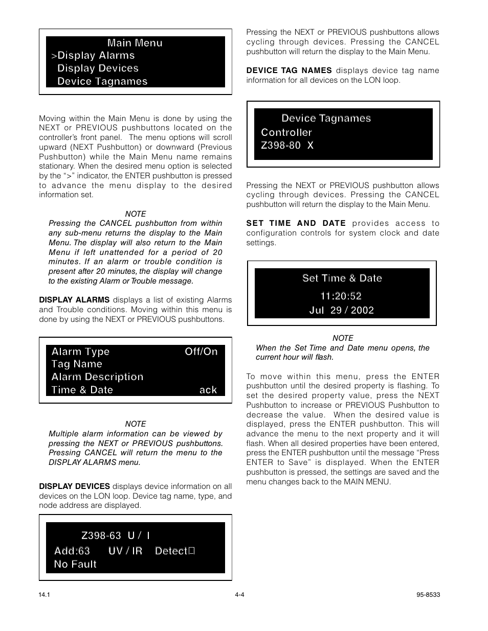 Det-Tronics EQP Fire and Gas Detection/Releasing System User Manual | Page 81 / 157