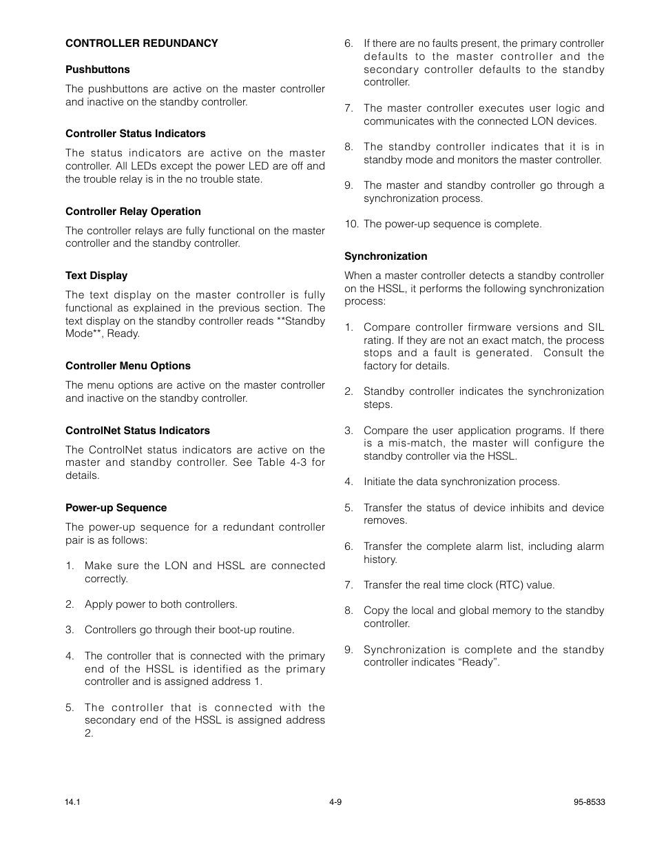 Controller redundancy | Det-Tronics EQP Fire and Gas Detection/Releasing System User Manual | Page 86 / 157