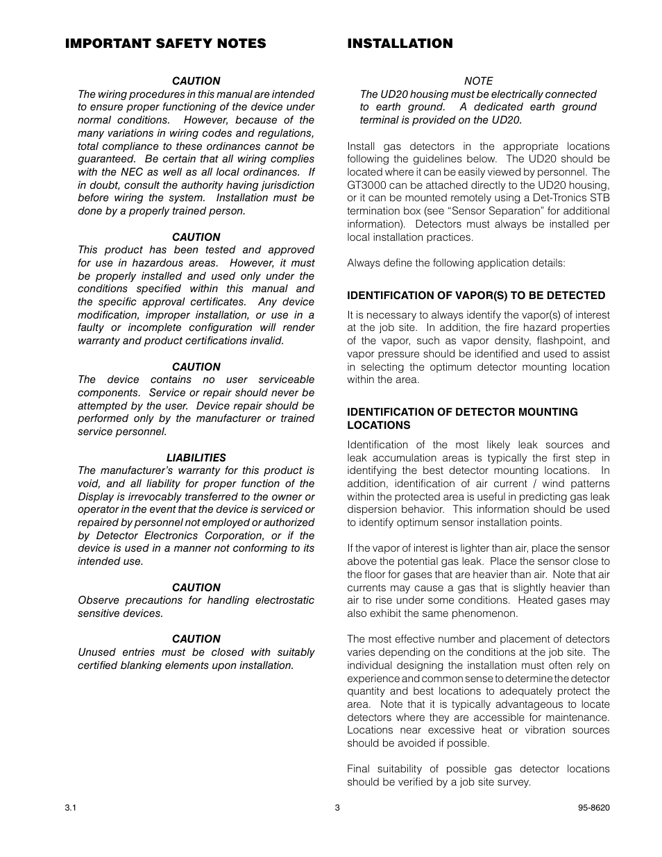Det-Tronics UD20 FlexVu Explosion-Proof Universal Display Unit User Manual | Page 5 / 15