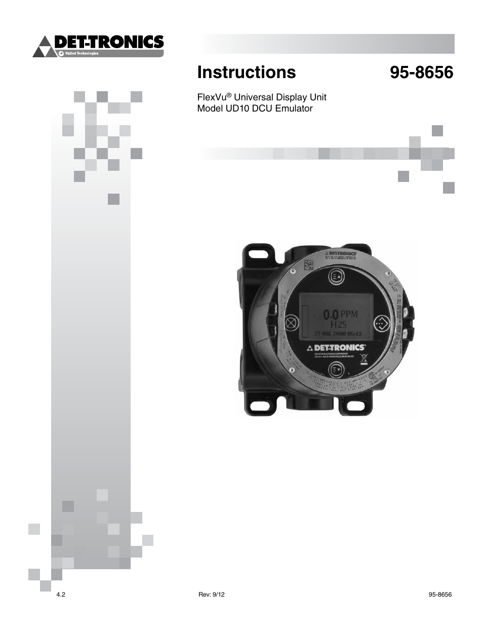 Det-Tronics UD10 DCU Emulator FlexVu Universal Display Unit User Manual | 71 pages