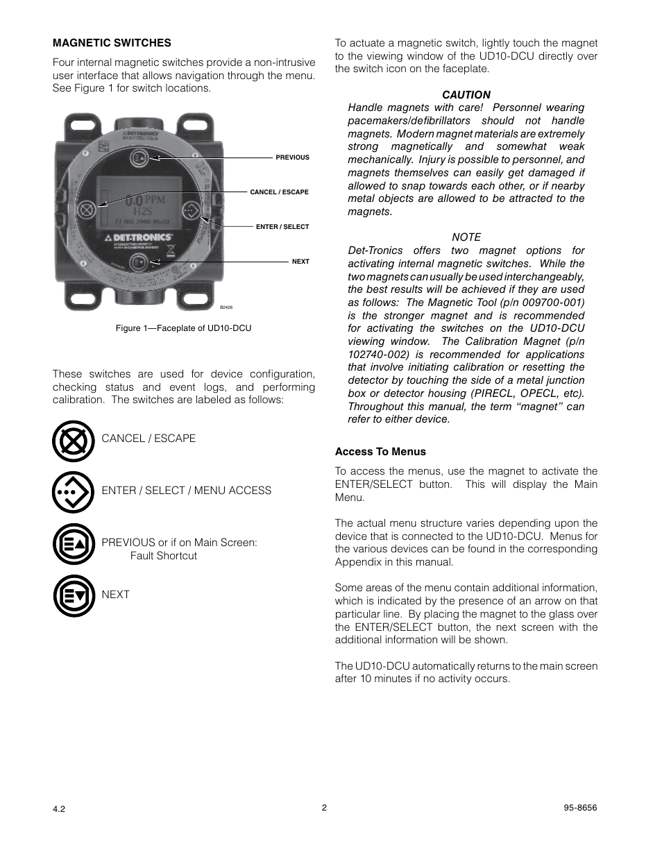 Det-Tronics UD10 DCU Emulator FlexVu Universal Display Unit User Manual | Page 4 / 71