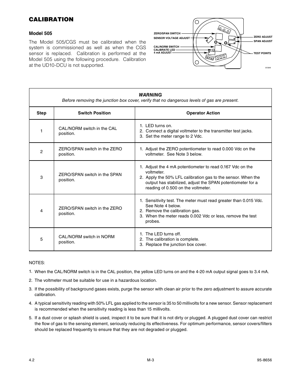 Calibration | Det-Tronics UD10 DCU Emulator FlexVu Universal Display Unit User Manual | Page 65 / 71