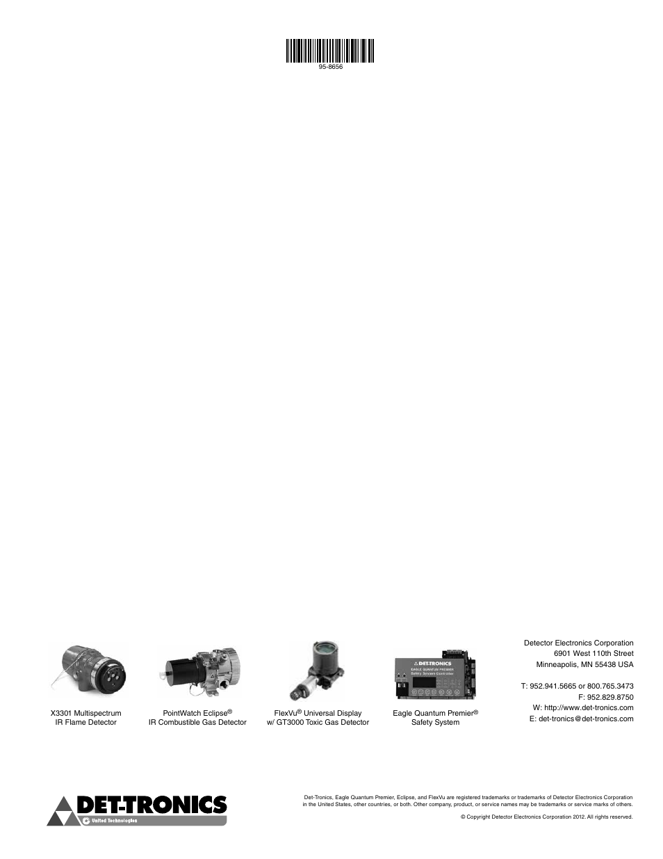 Det-Tronics UD10 DCU Emulator FlexVu Universal Display Unit User Manual | Page 71 / 71