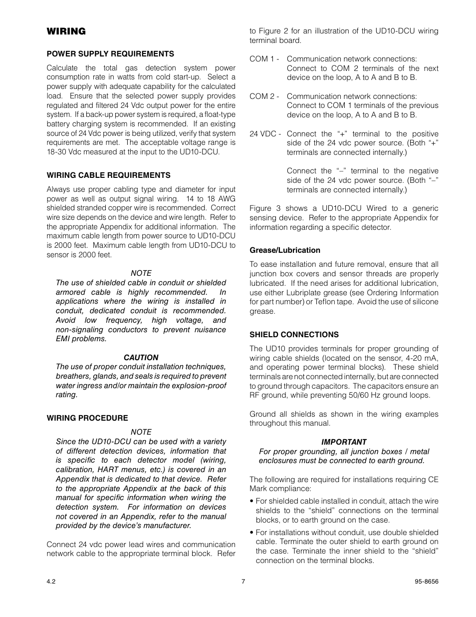 Det-Tronics UD10 DCU Emulator FlexVu Universal Display Unit User Manual | Page 9 / 71