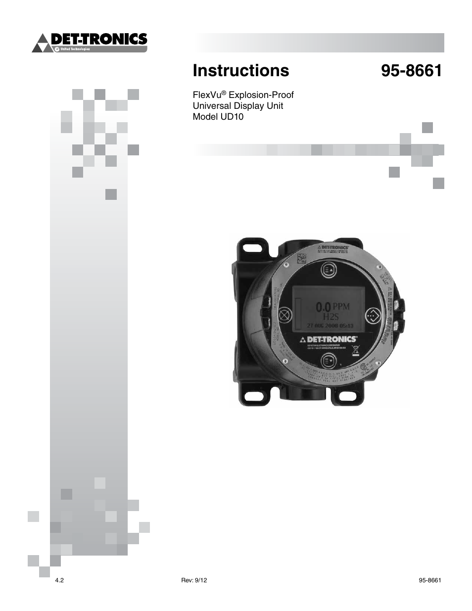 Det-Tronics UD10 FlexVu Explosion-Proof Universal Display Unit User Manual | 77 pages