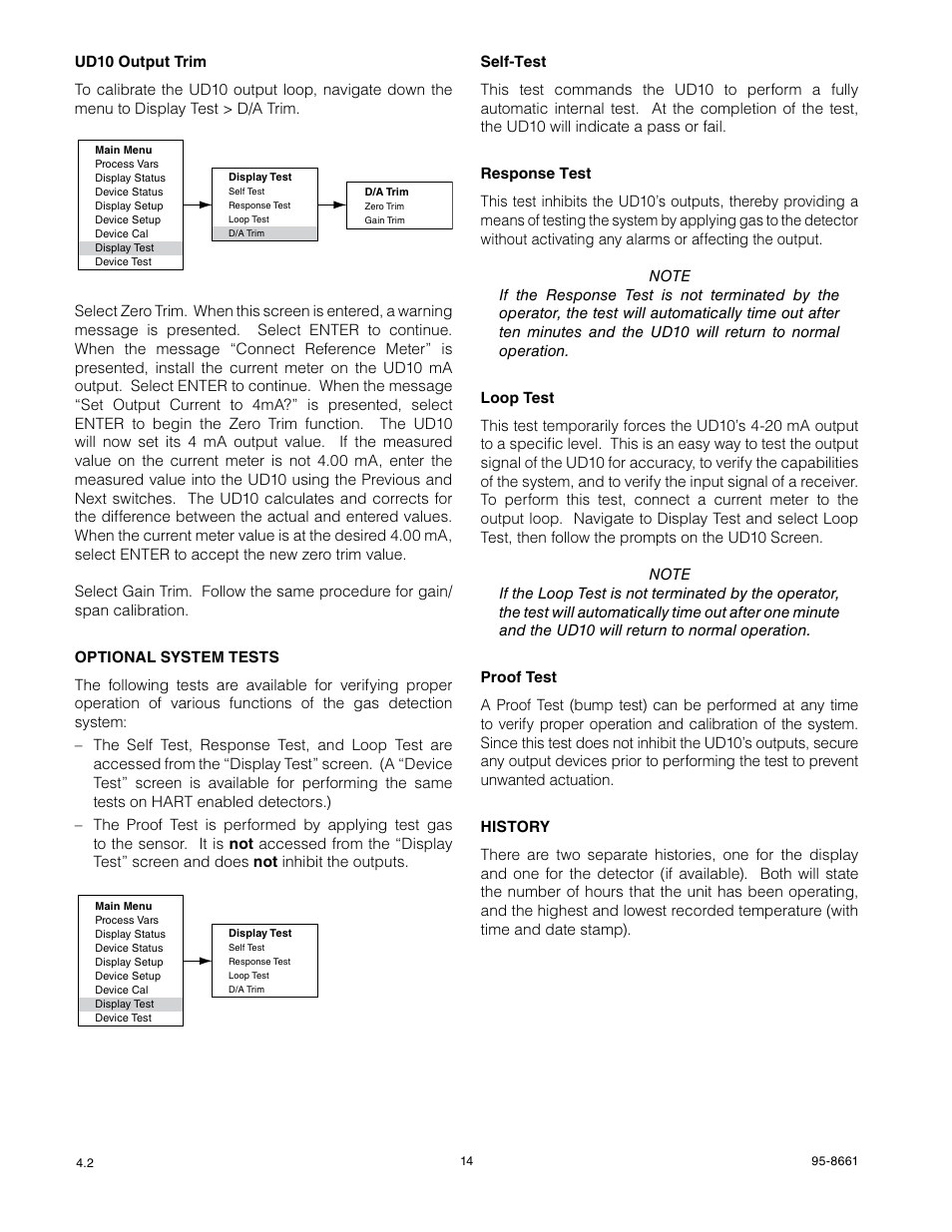 Det-Tronics UD10 FlexVu Explosion-Proof Universal Display Unit User Manual | Page 16 / 77