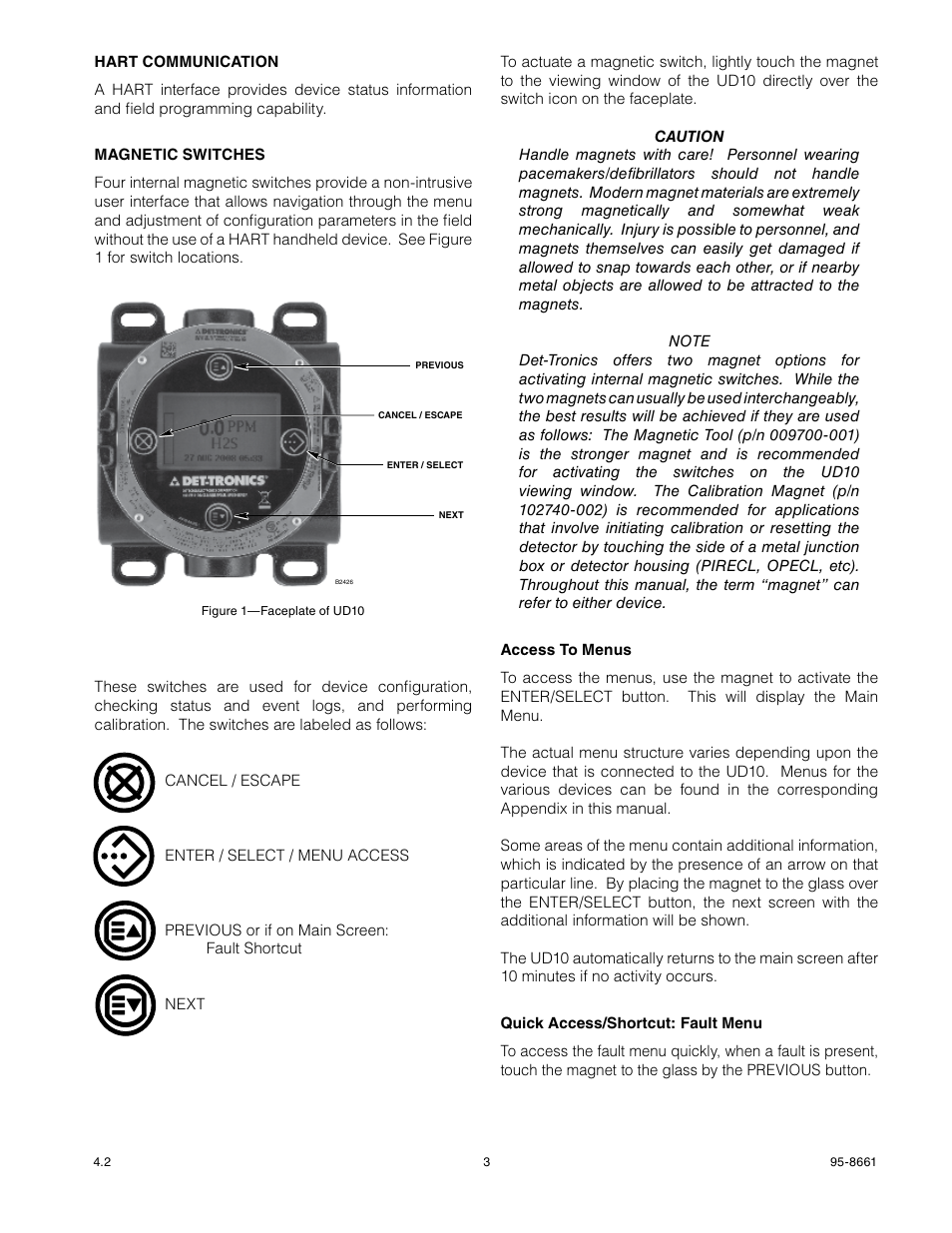 Det-Tronics UD10 FlexVu Explosion-Proof Universal Display Unit User Manual | Page 5 / 77