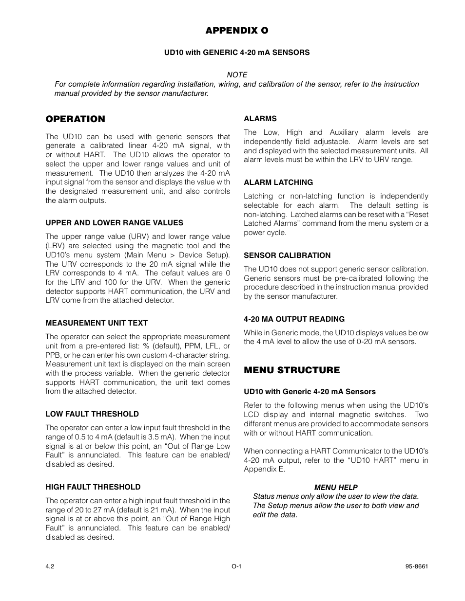 Det-Tronics UD10 FlexVu Explosion-Proof Universal Display Unit User Manual | Page 74 / 77