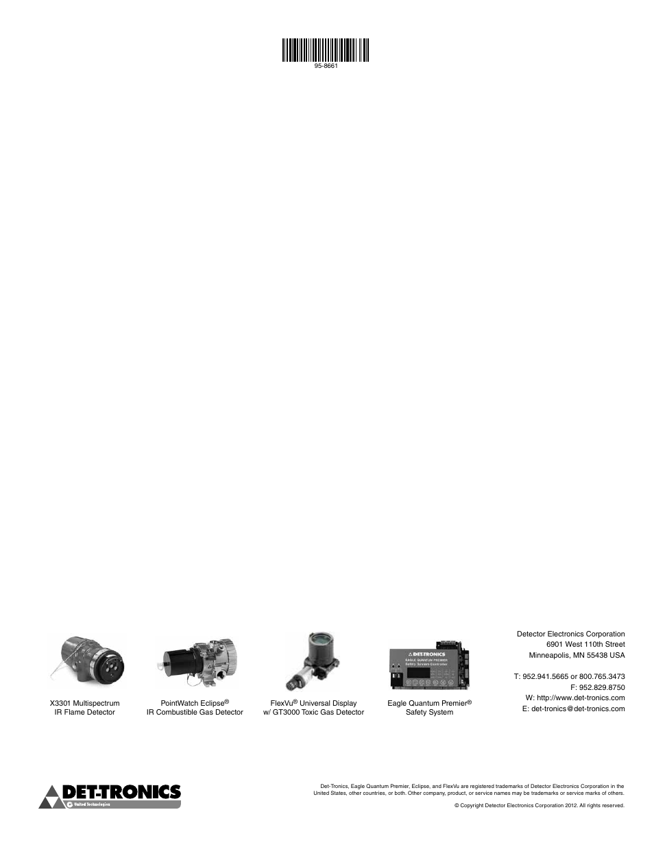 Det-Tronics UD10 FlexVu Explosion-Proof Universal Display Unit User Manual | Page 77 / 77