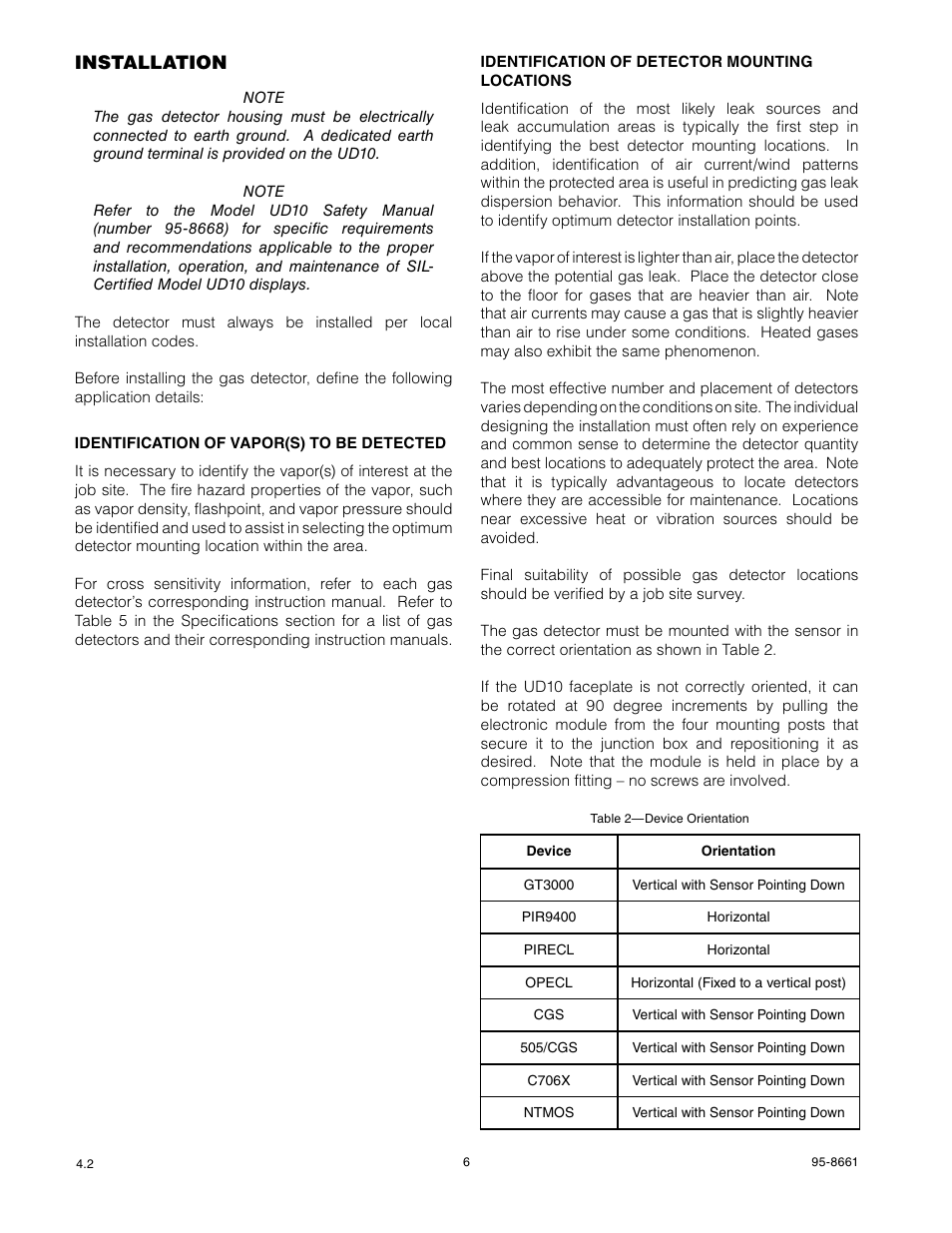 Det-Tronics UD10 FlexVu Explosion-Proof Universal Display Unit User Manual | Page 8 / 77