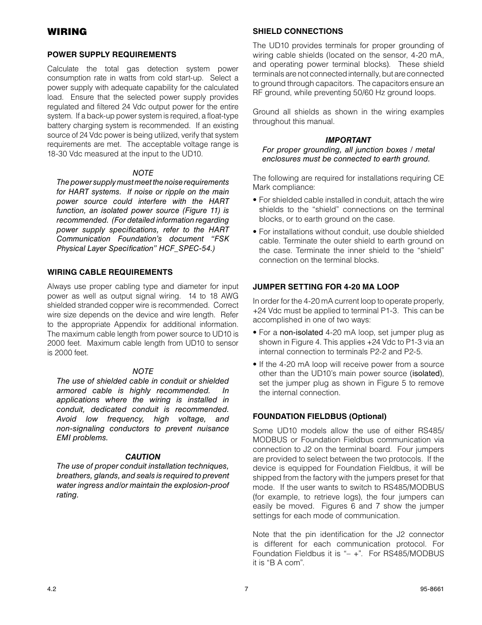 Det-Tronics UD10 FlexVu Explosion-Proof Universal Display Unit User Manual | Page 9 / 77