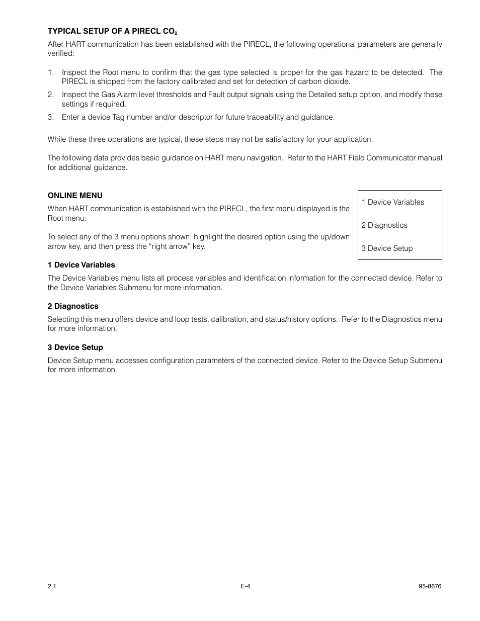 Det-Tronics PIRECL Infrared Carbon Dioxide Gas Detector PointWatch Eclipse User Manual | Page 36 / 54