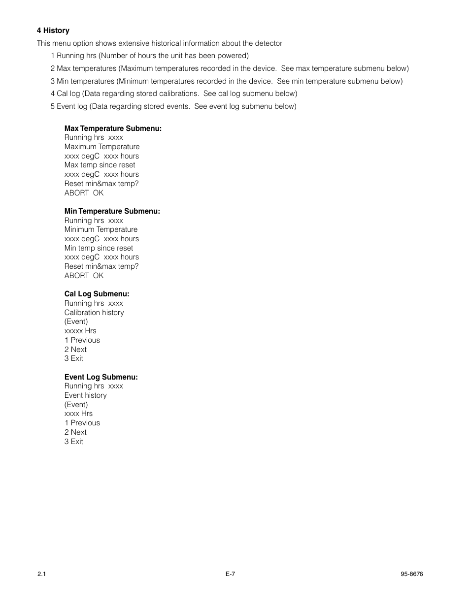 Det-Tronics PIRECL Infrared Carbon Dioxide Gas Detector PointWatch Eclipse User Manual | Page 39 / 54