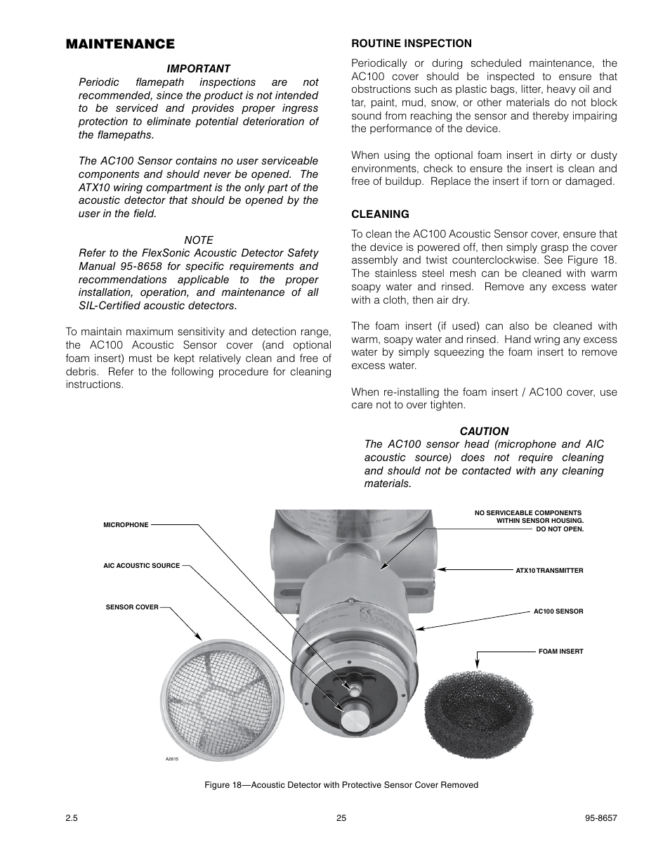 Maintenance | Det-Tronics ATX10 Transmitter User Manual | Page 27 / 37