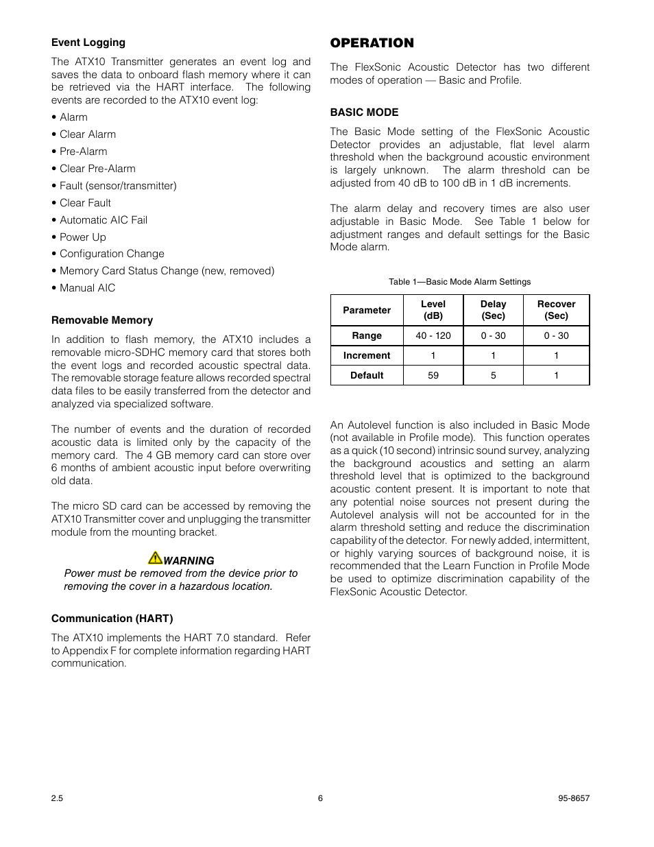 Det-Tronics ATX10 Transmitter User Manual | Page 8 / 37