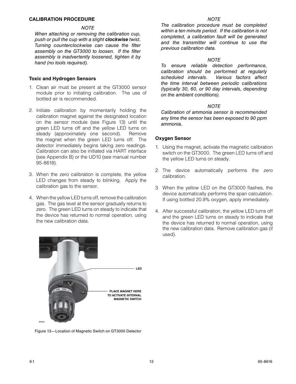 Det-Tronics GTS Sensor Module User Manual | Page 15 / 26