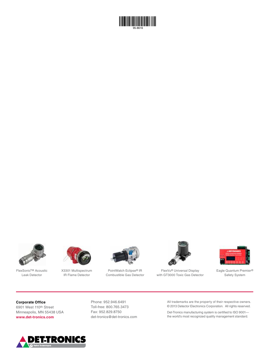 Det-Tronics GTS Sensor Module User Manual | Page 26 / 26