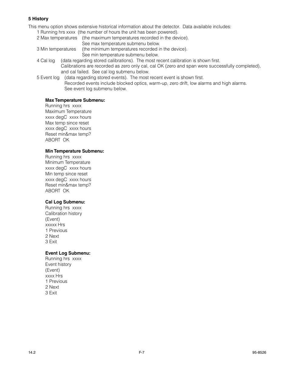 Det-Tronics PIRECL Infrared Hydrocarbon Gas Detector PointWatch Eclipse User Manual | Page 46 / 69
