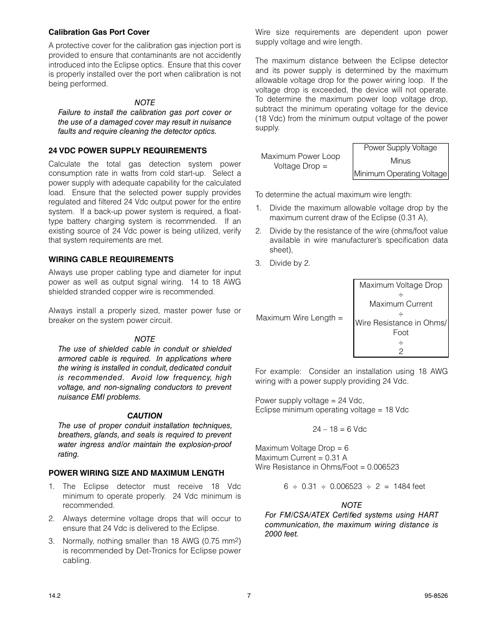 Det-Tronics PIRECL Infrared Hydrocarbon Gas Detector PointWatch Eclipse User Manual | Page 9 / 69