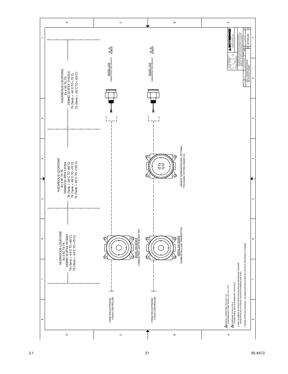 Det-Tronics 505 Combustible Gas Detector Transmitter with Combustible Gas Sensor CGS User Manual | Page 24 / 27