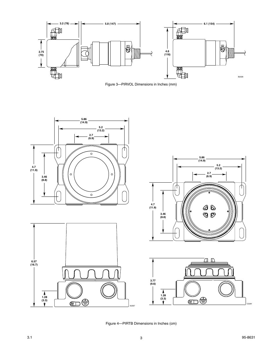 Det-Tronics PIRVOLLT Volumetric Infrared Hydrocarbon Gas Process Monitor for Light Hydrocarbons User Manual | Page 5 / 18