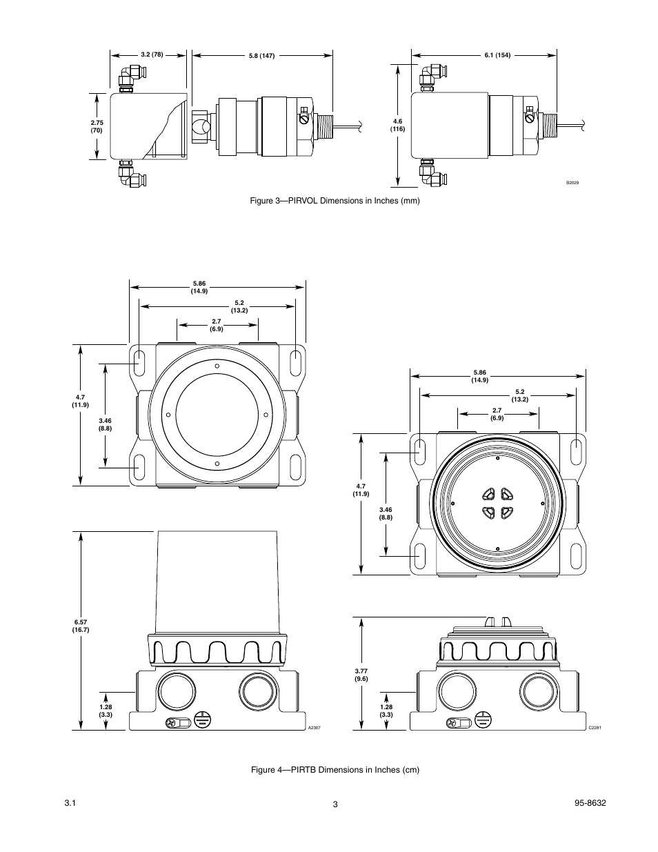 Det-Tronics PIRVOLHV Volumetric Infrared Hydrocarbon Gas Process Monitor for Heavy Hydrocarbons User Manual | Page 5 / 18